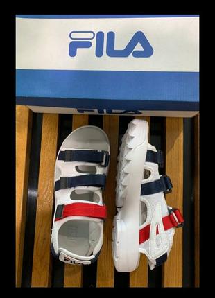 Сандалии босоножки уникес fila disruptor sandal white белые1 фото