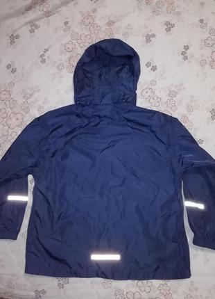 Куртка дождевик с капюшоном impidimpi на 7-8лет2 фото