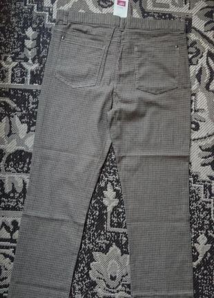 Брендовые фирменные английские легкие летние демисезонные хлопковые стрейчевые брюки cotton traders, новые с бирками, размер 36.2 фото