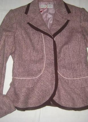 Теплий італійський піджак, шерсть і ангора3 фото