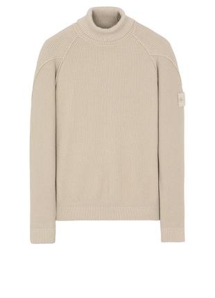 Свитер свитшот stone island ghost peace roll-neck sweater beige