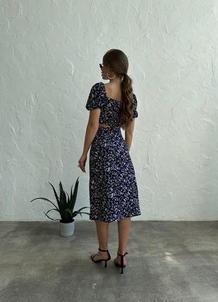Костюм с длинной юбкой миди женский легкий летний на лето цветочный базовый нарядный повседневный черный юбка длинная топ6 фото
