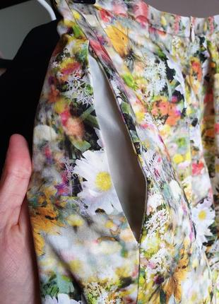 Меди юбка пышная в цветы3 фото
