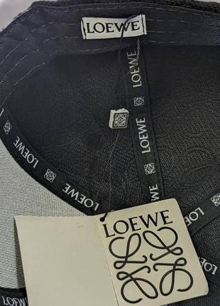 Брендова кепка loewe в чорному кольорі / стильні модні кепки для чоловіків2 фото