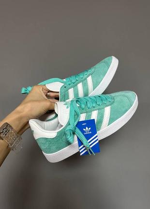 Кроссовки спортивные adidas gazelle mint