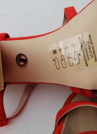 Красные босоножки 35р5 фото