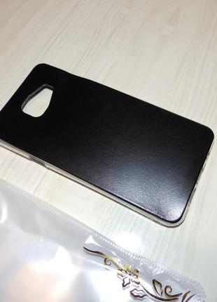 Чохол для samsung a510 a5 2016 силікон + шкіра