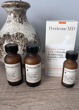 Сироватка з вітаміном с perricone md - vitamin c ester ccc + ferulic brightening complex 20%