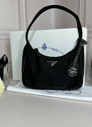 Сумка жіноча re-nylon prada re-edition 2000 mini-bag в трьох кольорах