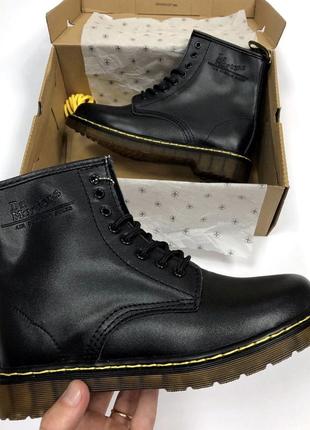 🤩dr martens 1460 black🤩осінні/весняні черевики мартінс, жіночі/чоловічі чоботи демисезон3 фото