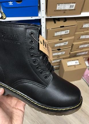 🤩dr martens 1460 black🤩осенние/весенние ботинки мартинс, женские/мужские сапоги демисезон8 фото