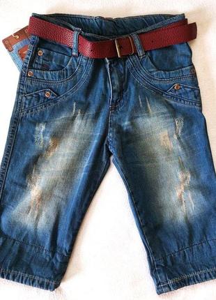 Бриджи джинсовые для мальчика 134 р гс-83 фото