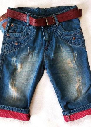 Бриджи джинсовые для мальчика 134 р гс-8