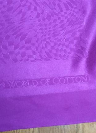 Шелковыий платок  world of cotton италия