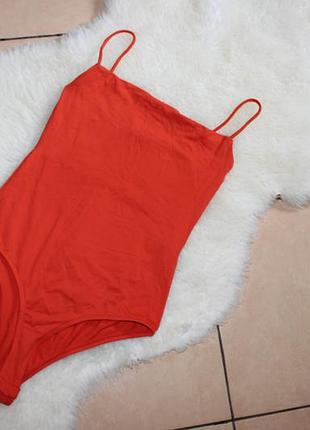 Боди оранжевый от zara
