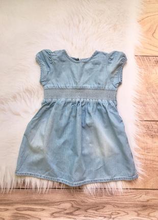 Платье джинсовое легкое