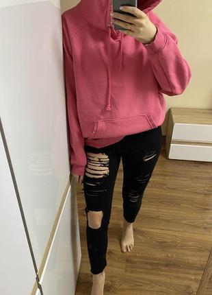 Джинсы с дырками разрезами tally weijl 38