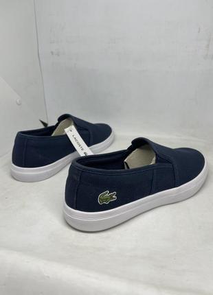 Слипоны женские ( оригинал) lacoste gazon bl 2 spw 7-32spw0138003.9 фото