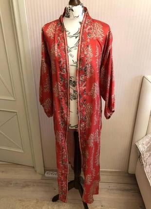 Новое шикарное кимоно, уличный халат, накидка стиль zara8 фото