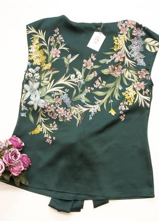 Блуза oasis, цветочный принт.2 фото