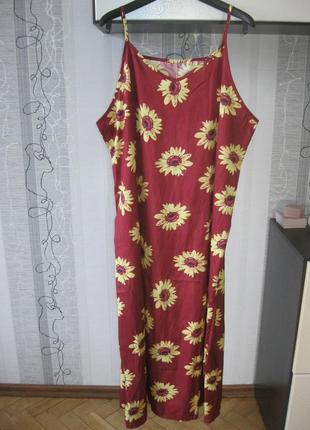 Невагомa сукня сарафан шовковиста