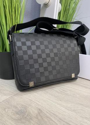 🏷 сумка louis vuitton черная горизонтальная