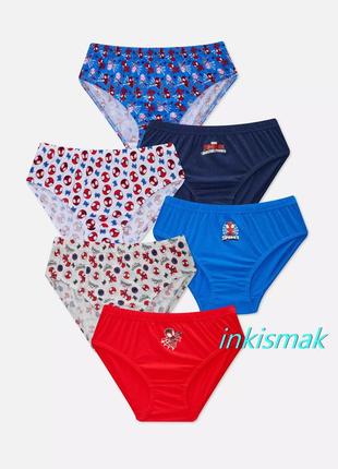 Хлопок трусы плавки брифы primark spider man