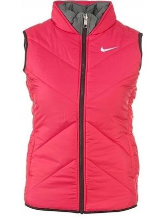 Жилетка безрукавка двусторонняя nike 12-14р.1 фото