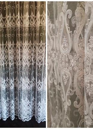 Тюль белая, фатин алина 72т