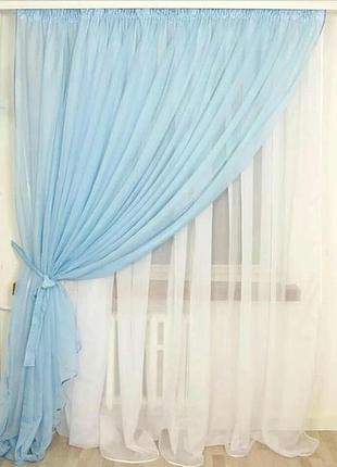 Шифоновые шторы