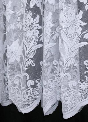 Жаккардовая тюль высотой 2 м.