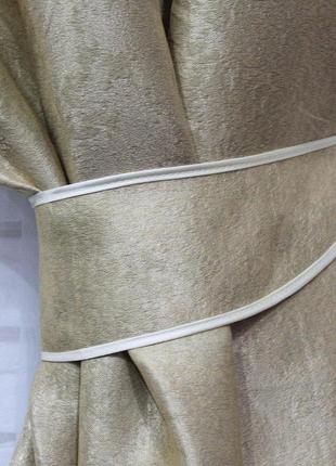 Комплект готових штор із тканини блекаут "софт".4 фото