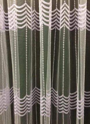 Тюль турция, цвет белый