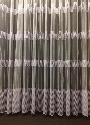 Тюль турция, цвет белый