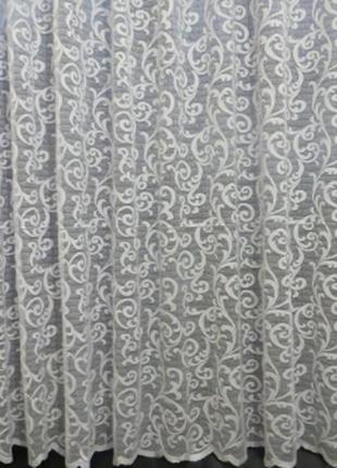 Жаккардовая тюль с узором, турция высота 1.8