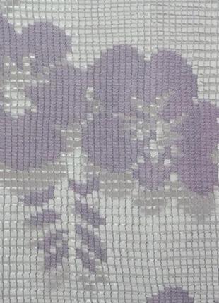Арка (290х160см) з макраме. колір лавандовий з білим9 фото