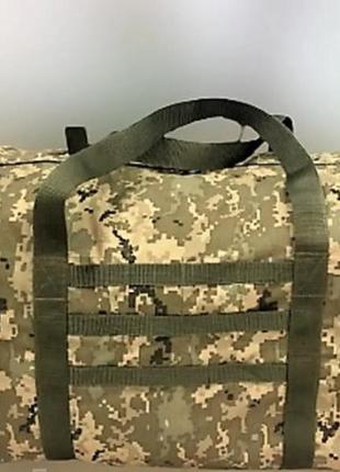 Сумка-баул армійська (75x40x35), 105 л, колір: піксель хакі1 фото