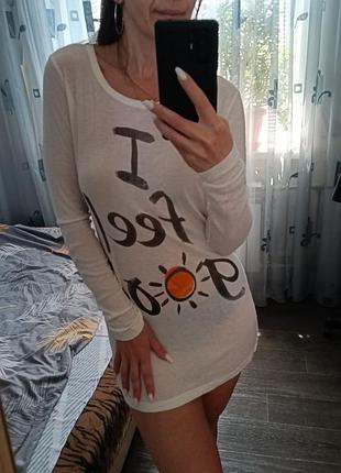 Moschino туника лонгслив размер с-м