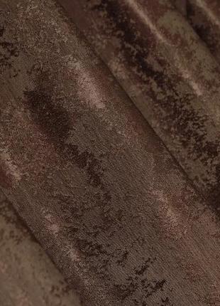 Шторна тканина жакард sultan yl колір шоколадний