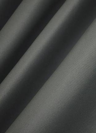 Тканина для штор блекаут, колекція "bruno xo". колір темно-сірий5 фото
