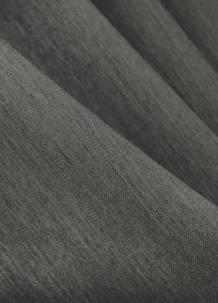 Комплект готових штор (2шт. 1,5х2,9м) із тканини "avrora". колір сірий5 фото