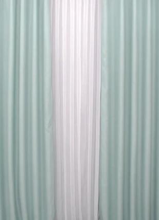 Шторна тканина блекаут, колекція "bruno". колір блакитний