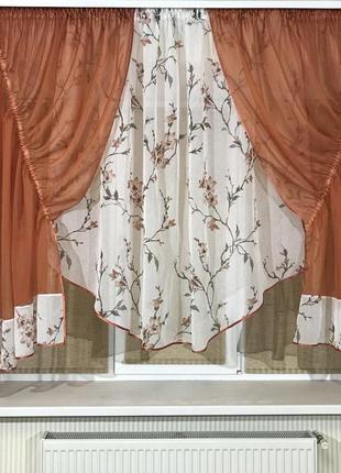 Кухонні штори і тюль маргарита