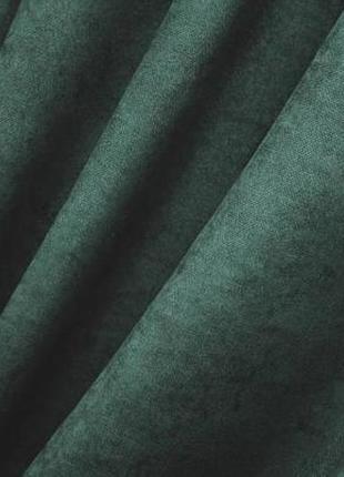 Шторна тканина мікровелюр sparta. колір зелений3 фото