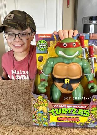 Черепашки ніндзя великі 31 см teenage mutant ninja turtles рафаель