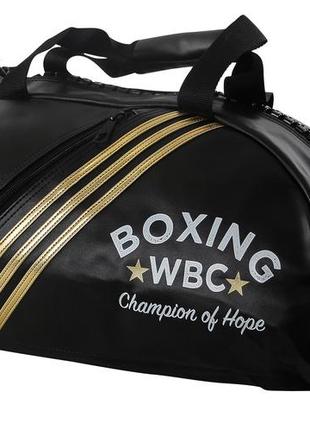 Сумка-рюкзак (2 в 1) с белым логотипом wbc | черный | adidas adiacc051wb