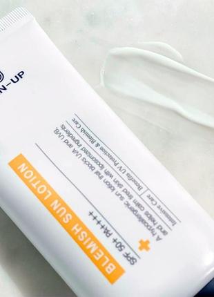 Солнцезащитный лосьон с липосомами на стабильных фильтрах cuskin clean-up blemish sun lotion spf 50+ , 60мл2 фото