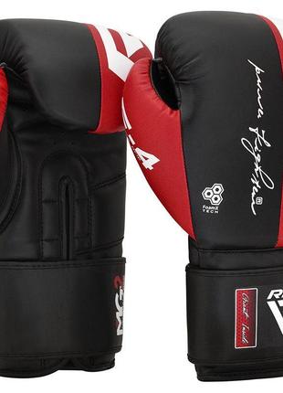 Боксерські рукавички rdx f4 red 14 ун.2 фото