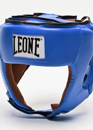 Боксерський шолом для змагань leone contest blue m