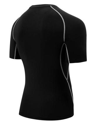 Рашгард з коротким рукавом rdx lycra black xl2 фото